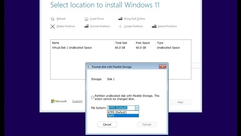 Vì sao Microsoft chặn ReFS trên thiết bị gắn ngoài?