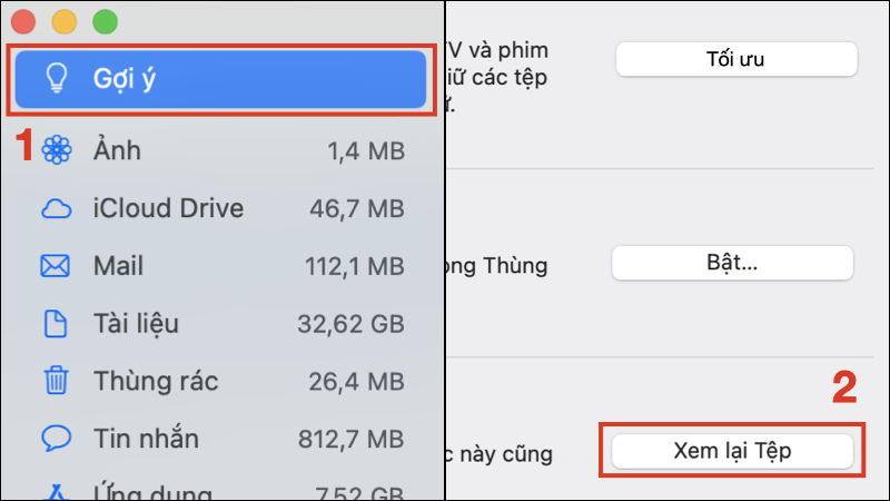 Xoá bớt file lộn xộn để tối ưu bộ nhớ MacBook 