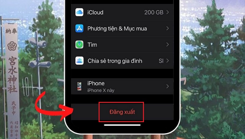 Đăng xuất tài khoản cá nhân trên iTunes và iCloud
