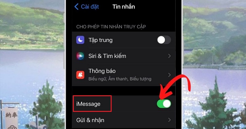 Tắt iMessage trên iPhone cũ
