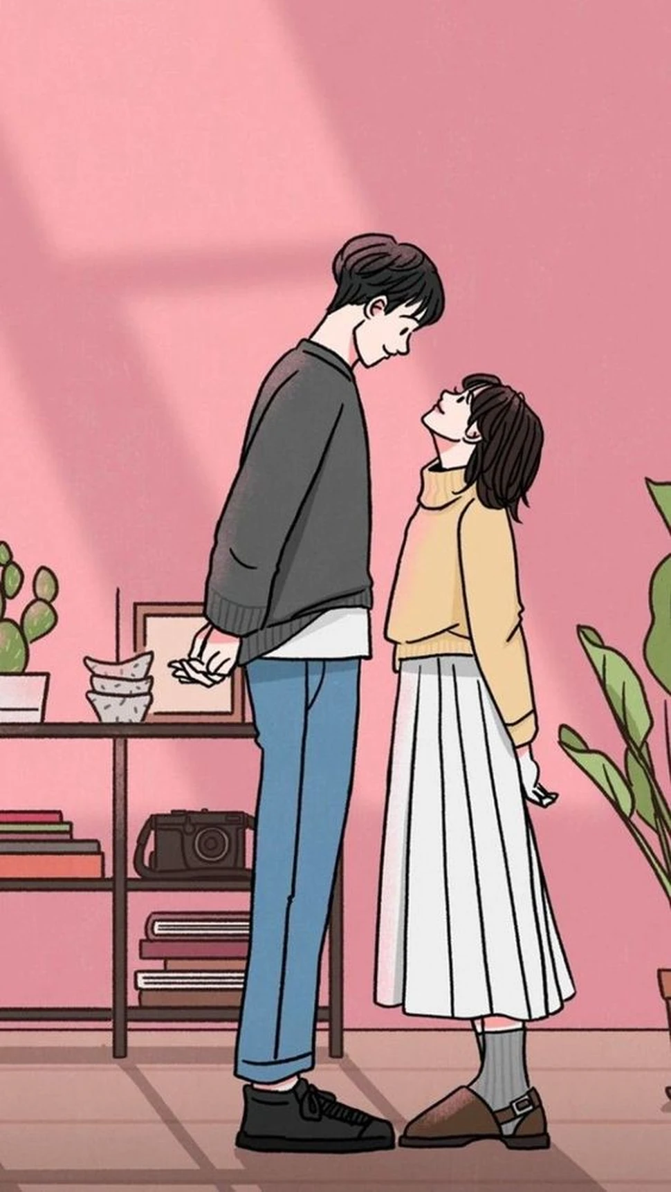 10 hình nền đẹp couple đơn giản ngày Valentine 