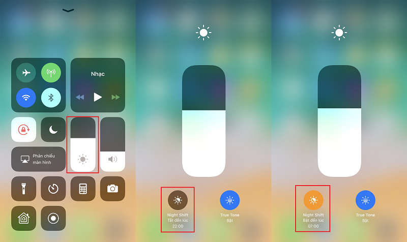 Điều chỉnh độ sáng màn hình điện thoại