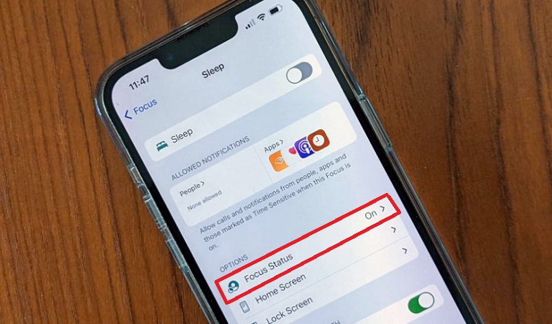 Thông báo trạng thái Tránh làm phiền cho người khác biết