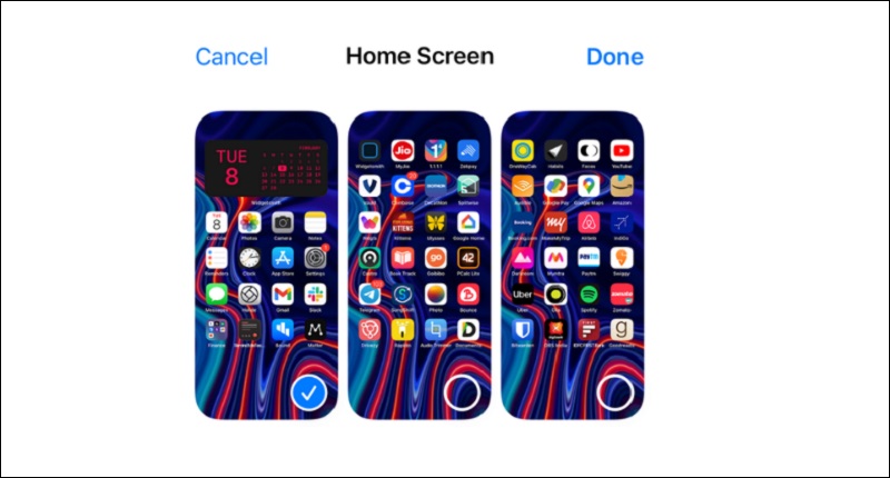 Thay đổi màn hình thông báo các chế độ Tránh làm phiền