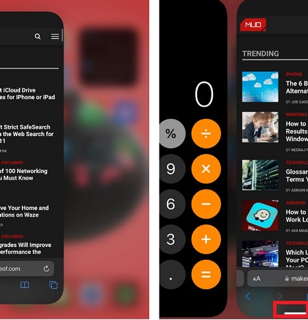 Chuyển đổi ứng dụng nhanh chóng với thanh Home (Home Bar)