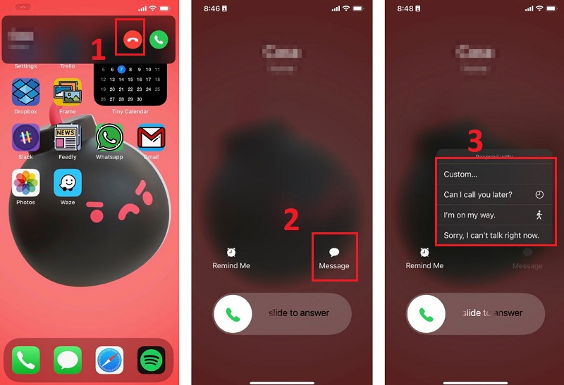 Tắt tiếng hoặc từ chối cuộc gọi đến