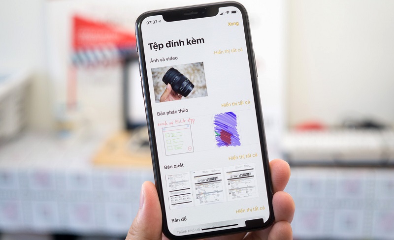 Xem các tệp đính kèm
