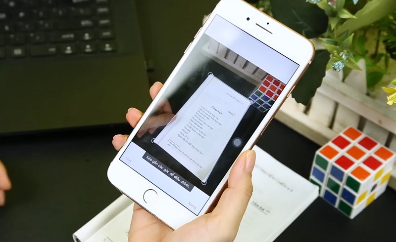 Scan tài liệu trên iPhone