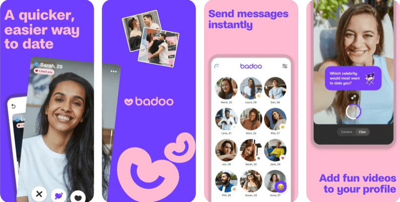 Một tính năng bổ sung của Badoo là nó tự động kiểm duyệt các tính năng rõ ràng
