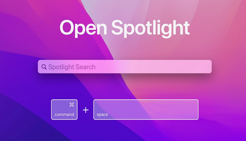 Tìm kiếm bằng phím tắt trên máy mac 