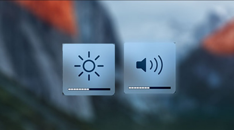 Điều chỉnh độ sáng và âm lượng trên máy mac 
