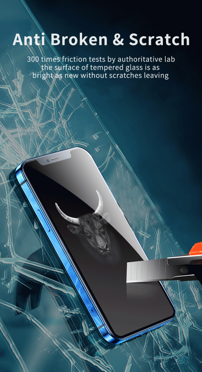 Miếng dán cường lực mờ chống vân Mipow Kingbull ANTI-GLARE Premium HD (2.7d) 