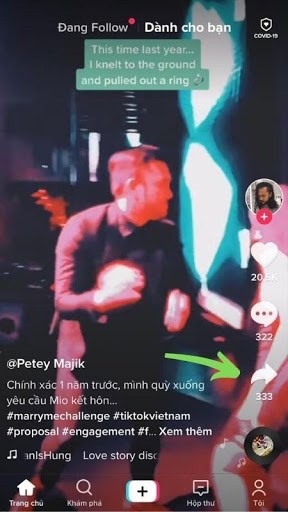 Cách tải video TikTok về điện thoại iPhone