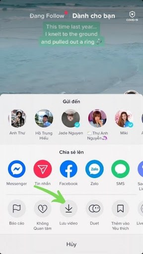 Cách tải video TikTok về điện thoại iPhone
