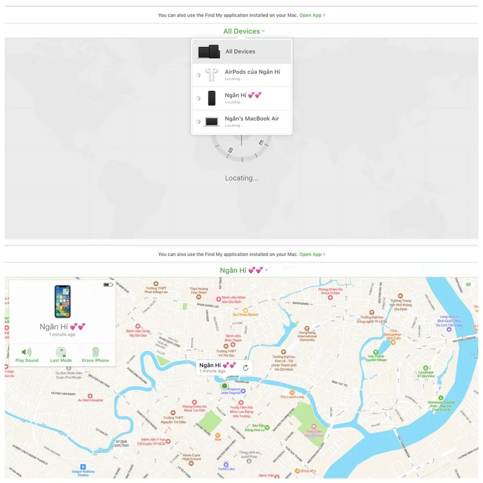 2 cách tìm iPhone bằng iCloud cực đơn giản