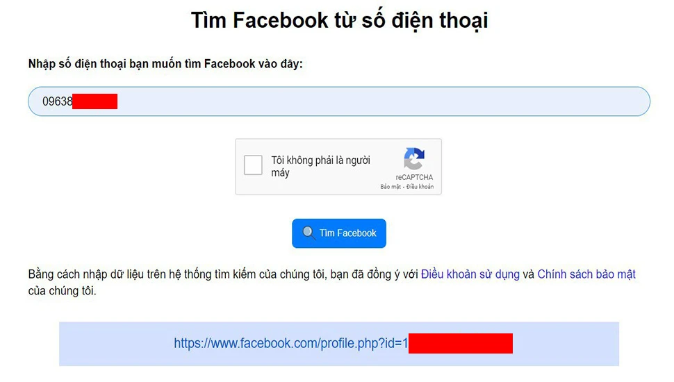 2 Cách tìm kiếm nick Facebook bằng số điện thoại