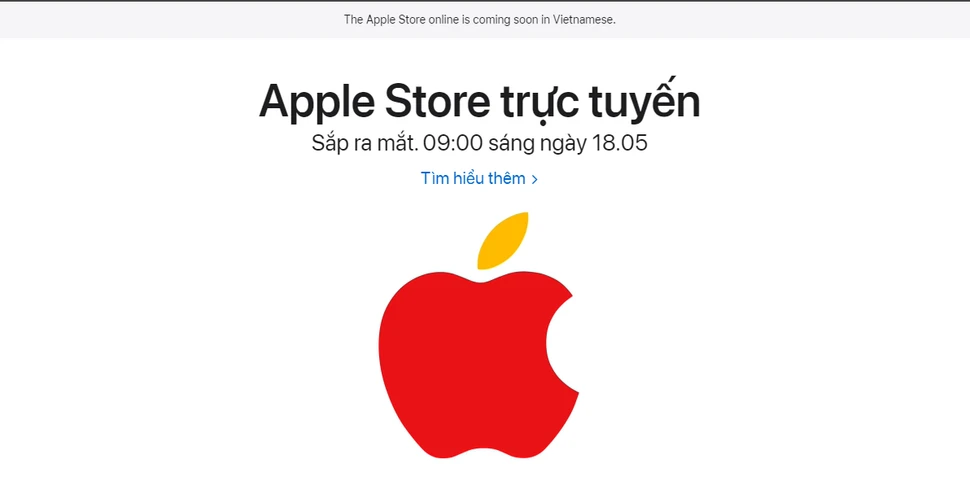 Apple ra mắt cửa hàng trực tuyến cho thị trường Việt vào ngày 18.05 tới