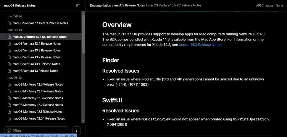 Apple tung macOS Ventura 13.5 RC khắc phục lỗi và bảo mật tốt hơn