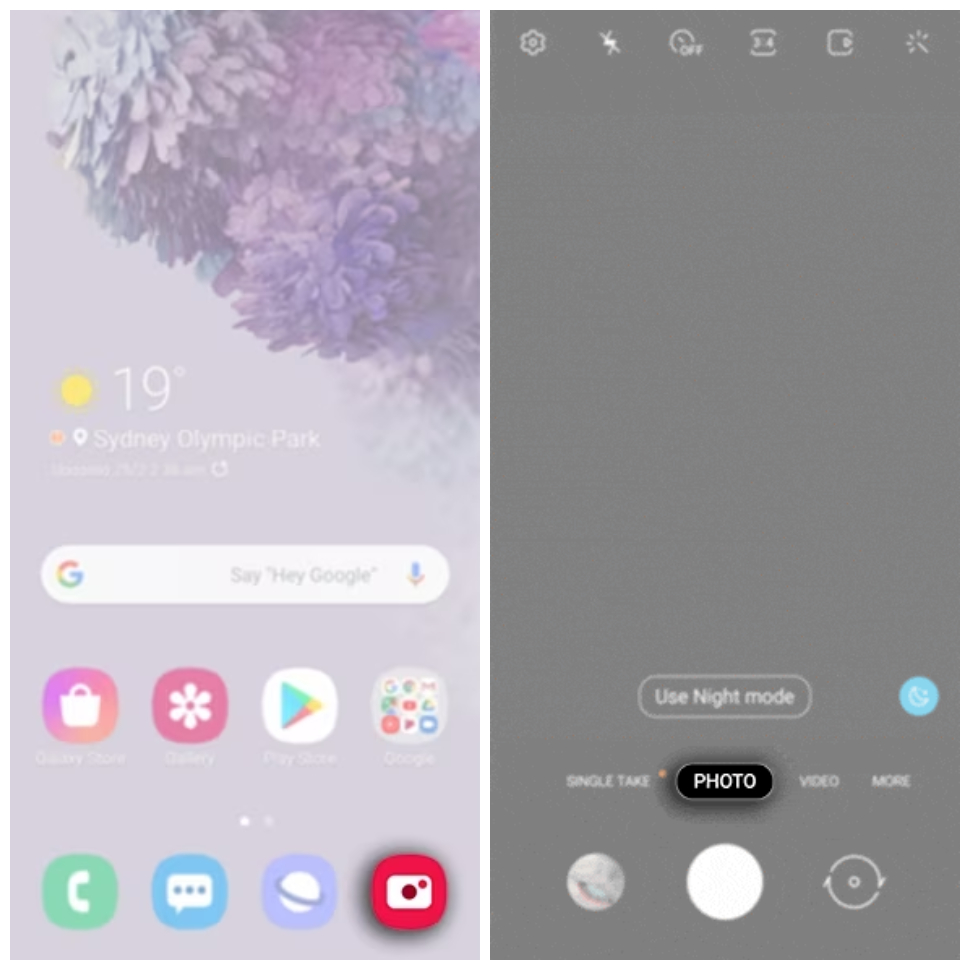 bật tính năng super steady trên galaxy 
