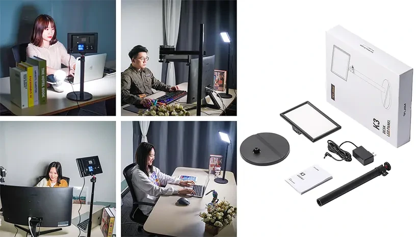Bộ đèn LED để bàn Ulanzi VIJIM K3
