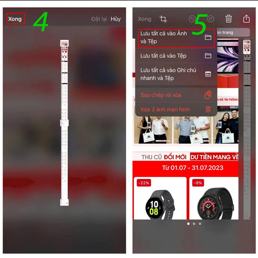 Cách chụp ảnh màn hình toàn trang iPhone trên iOS 17 Public Beta