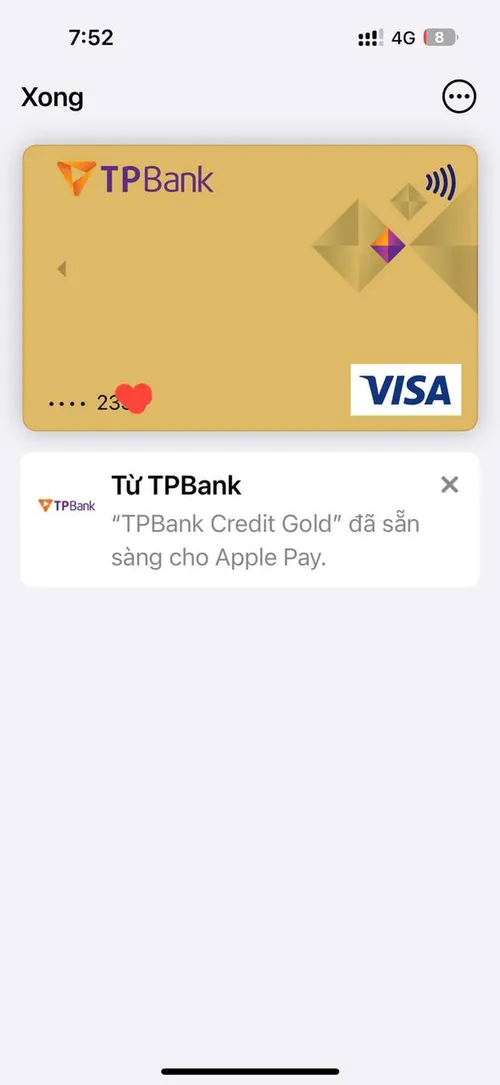 Cách sử dụng Apple Pay với TPBank