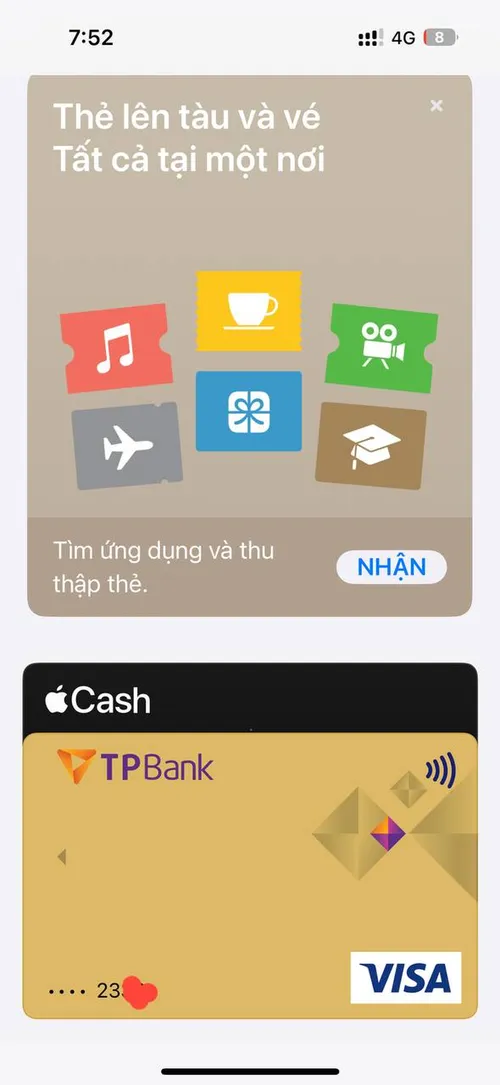 Cách sử dụng Apple Pay với TPBank