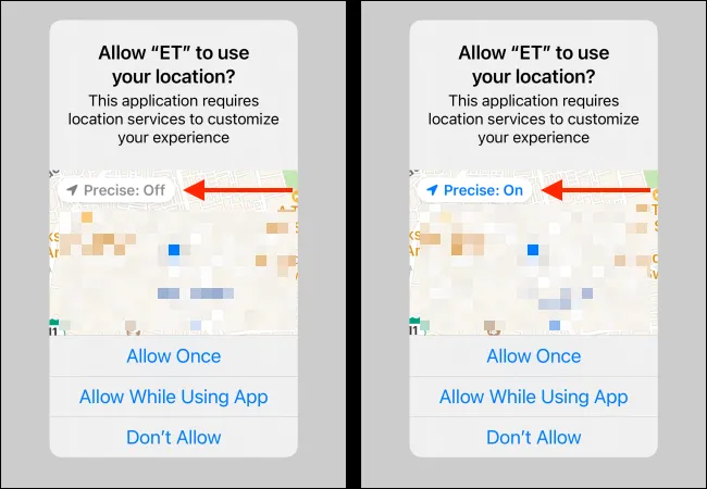 Cách tắt theo dõi vị trí chính xác của ứng dụng trên iPhone