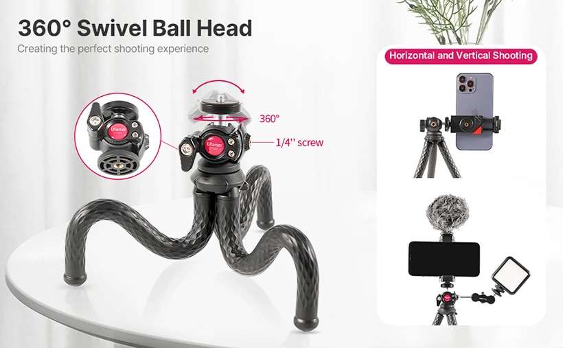 Chân đế bạch tuộc Ulanzi linh hoạt FT-01