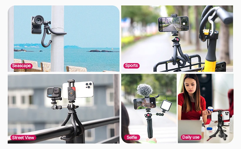 Chân đế bạch tuộc Ulanzi linh hoạt FT-01