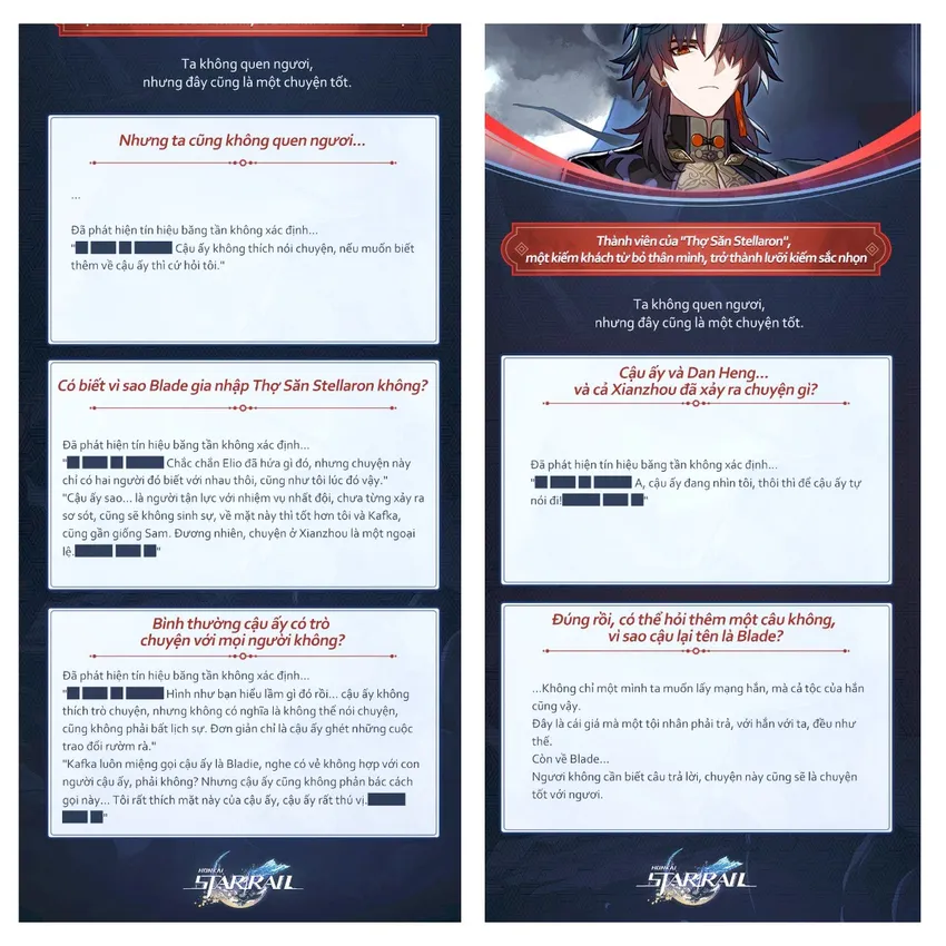 Cốt truyện Blade trong Honkai: Star Rail