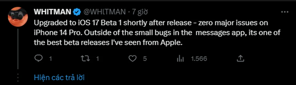 Đánh giá chi tiết iOS 17 Beta 1: Nhiều tính năng thú vị nhưng hiệu suất chưa ổn định
