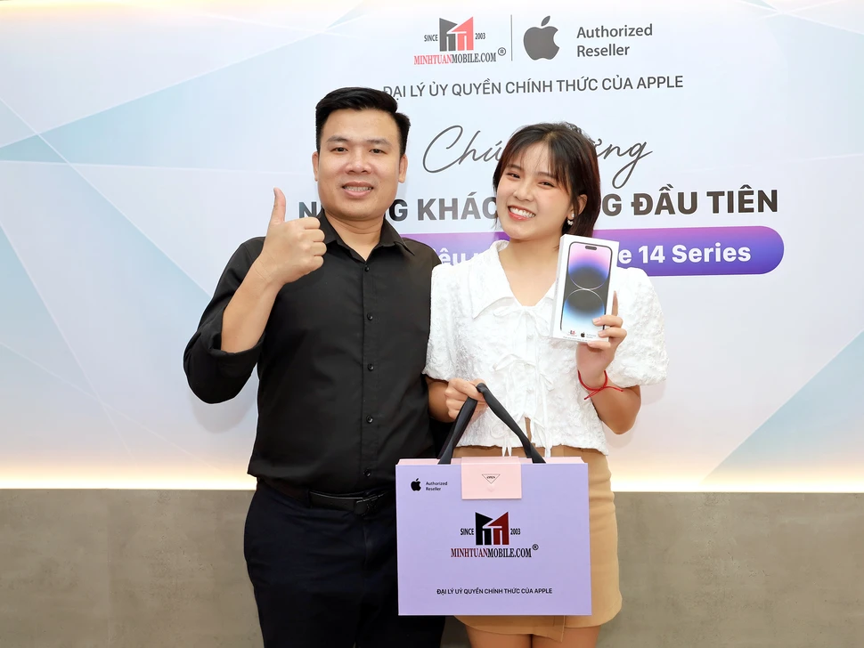 Diễn viên Dương Gia Mỹ bắt xu hướng công nghệ sắm iPhone 14 Pro Max 