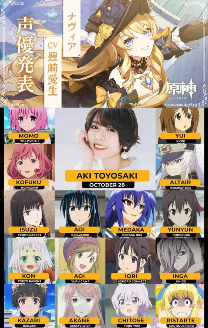 Genshin Impact Navia Voice Actor