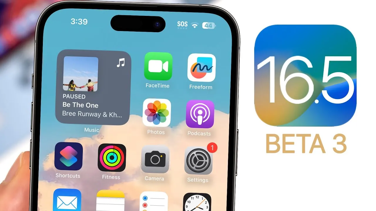 hệ điều hành ios 16.5 beta 3