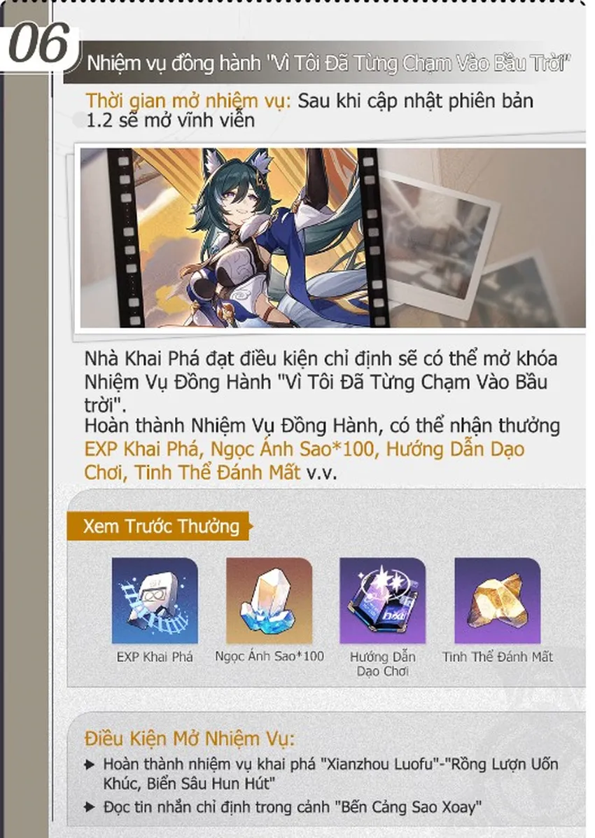 Honkai: Star Rail 1.2: Cách nhận 20 lượt quay miễn phí