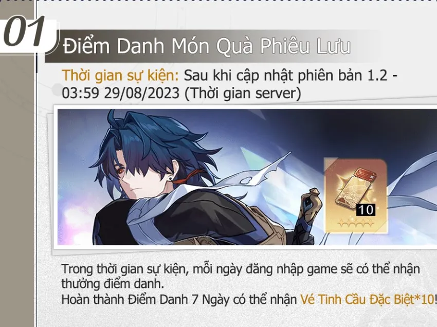 Honkai: Star Rail 1.2: Cách nhận 20 lượt quay miễn phí