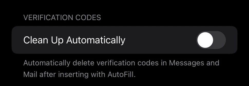 iOS 17 sẽ xóa mã OTP khi bạn bật Tự động điền