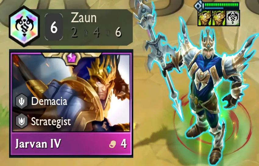 DTCL mùa 9 Jarvan cảm tử