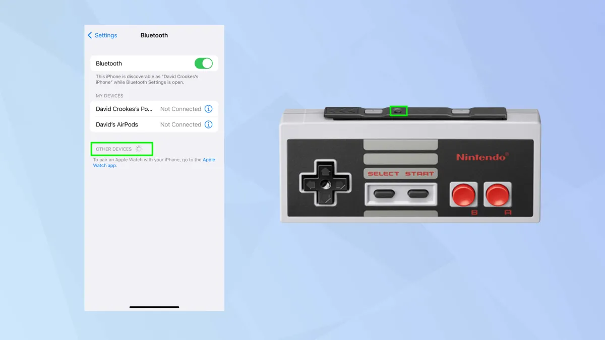 Kết nối với tay cầm chơi game