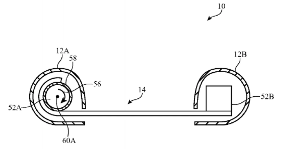 Màn hình iPhone trong tương lai sẽ giống như tấm bản đồ cuộn