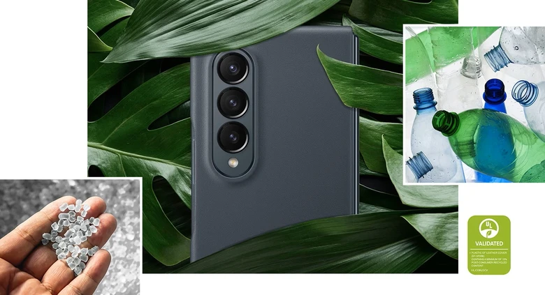 Ốp lưng Samsung Galaxy Z Fold4 Leather Cover