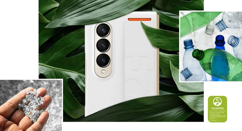 Ốp lưng Samsung Galaxy Z Fold4 Silicone kèm dây đeo