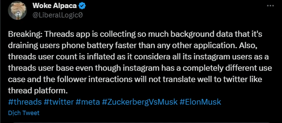 Sau cập nhật cho iOS, Theads vẫn 