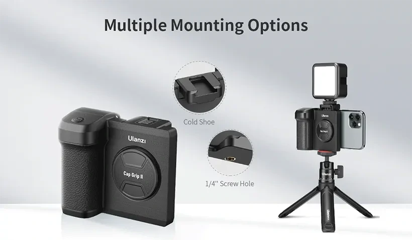 Tay cầm chụp ảnh bluetooth Ulanzi CapGrip II CG01