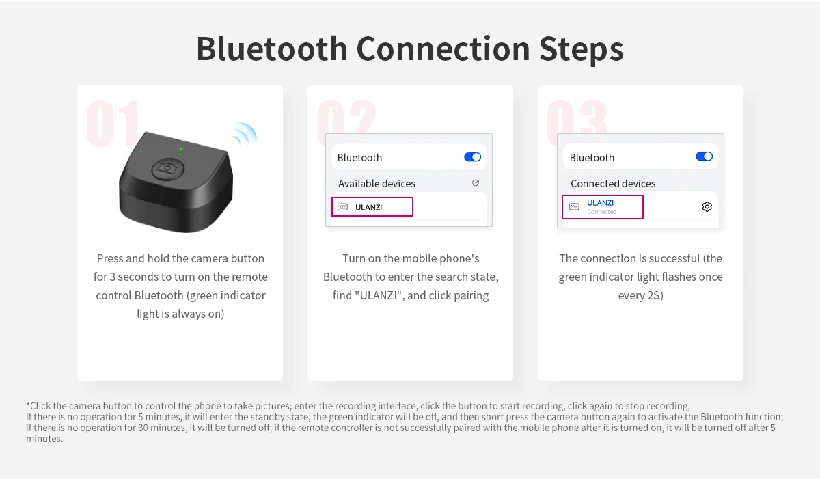Tay cầm chụp ảnh bluetooth Ulanzi CapGrip II CG01