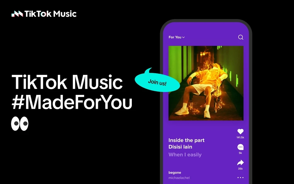 TikTok đang tìm cách mở rộng nền tảng, bằng việc thử nghiệm TikTok Music? 