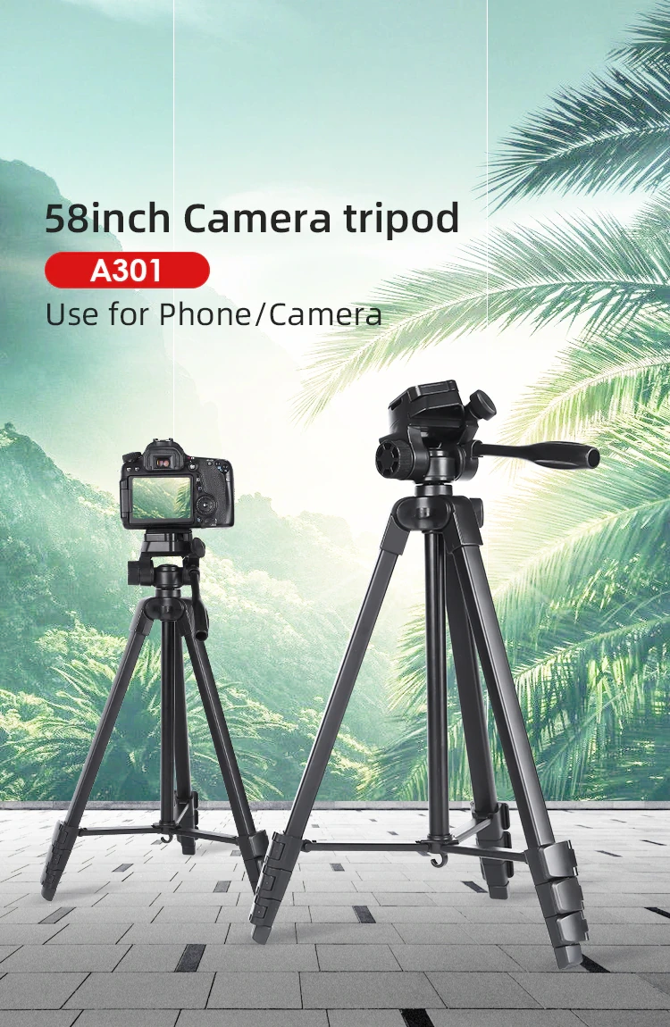 Tripod Miliboo A301 dành cho Máy Ảnh / Điện Thoại