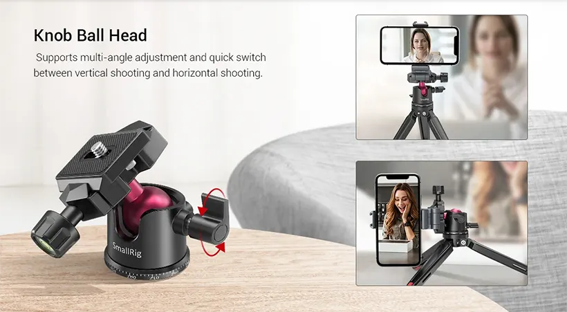 Tripod SmallRig đi kèm đầu Ball Head BUT2664