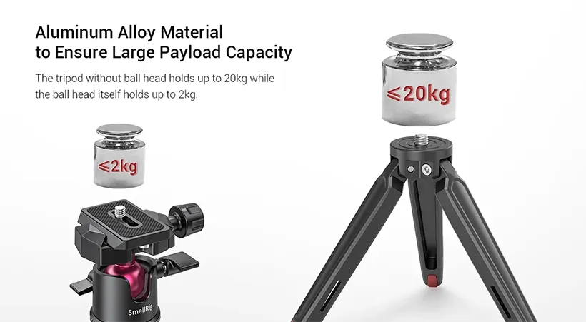 Tripod SmallRig đi kèm đầu Ball Head BUT2664